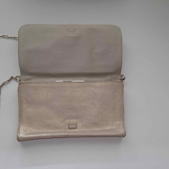 Banana Republic suede metallic shoulder bag NWOT - Picture 3 of 9